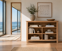 ROBINHOOD (AUSSIE MADE) LOWLINE BOOKCASE COLLECTION - ASSORTED COLOURS - STARTING FROM $399