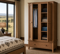 ROBINHOOD (AUSSIE MADE) 2 DOOR / 1 DRAWER WARDROBE COLLECTION - ASSORTED COLOURS - STARTING FROM $1699