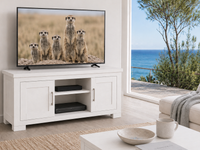 RUSTIC (AUSSIE MADE) 2 DOOR TV UNIT COLLECTION - ASSORTED COLOURS - STARTING FROM $1499
