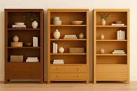 SACREMENTO (AUSSIE MADE) HIGHLINE BOOKCASE WITH 2 DRAWERS - ASSORTED COLOURS - STARTING FROM $899