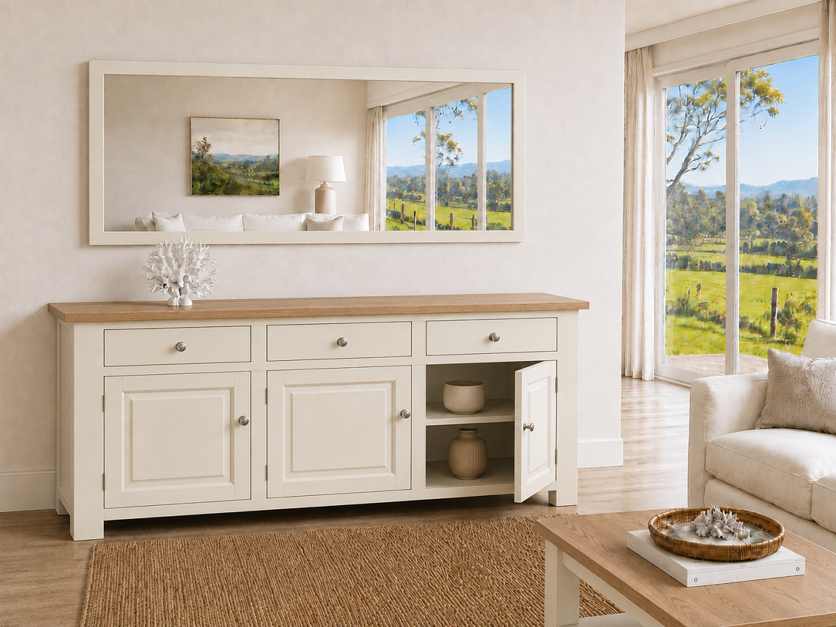 SEA (AUSSIE MADE) 3 DOOR / 3 DRAWER BUFFET COLLECTION - ASSORTED COLOURS - STARTING FROM $1199