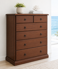 SIERRA (AUSSIE MADE) CHEST OF DRAWERS COLLECTION  - ASSORTED COLOURS - STARTING FROM $399