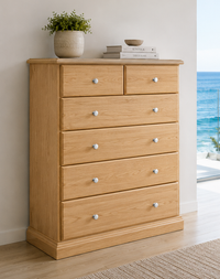 SIERRA (AUSSIE MADE) CHEST OF DRAWERS COLLECTION  - ASSORTED COLOURS - STARTING FROM $399