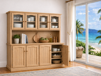 SNORKEL (AUSSIE MADE) 8 DOOR BUFFET & HUTCH (DRESSER) COLLECTION - ASSORTED COLOURS - STARTING FROM $2199