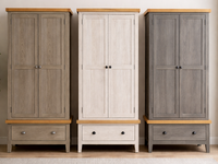 SPENCER (AUSSIE MADE) 2 DOOR / 1-2 DRAWER WARDROBE COLLECTION - ASSORTED COLOURS - STARTING FROM $1699