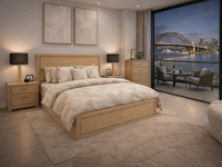 STANLEY (AUSSIE MADE) WITH FRONT STORAGE DRAWERS BEDROOM COLLECTION - ASSORTED COLOURS - STARTING FROM $1099