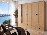 SUPERB (AUSSIE MADE) 5 DOOR / 6 DRAWER WARDROBE COLLECTION - ASSORTED COLOURS - STARTING FROM $2999