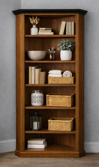 SWAYDE (AUSSIE MADE) CORNER HIGHLINE BOOKCASE COLLECTION - ASSORTED COLOURS - STARTING FROM $899