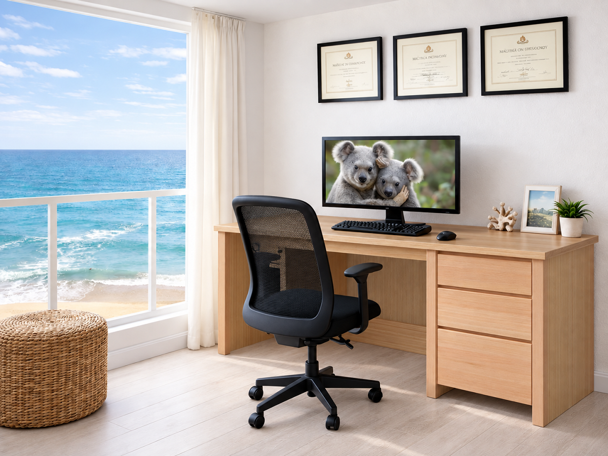 TANGARA (AUSSIE MADE) DESK COLLECTION - ASSORTED COLOURS - STARTING FROM $999