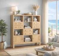 TICKLES (AUSSIE MADE) HIGHLINE 2 DOOR / 10 DRAWER ROOM DIVIDER COLLECTION - ASSORTED COLOURS