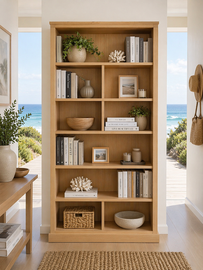 TINA (AUSSIE MADE) HIGHLINE STANDARD BOOKCASE COLLECTION - ASSORTED COLOURS - STARTING FROM $999