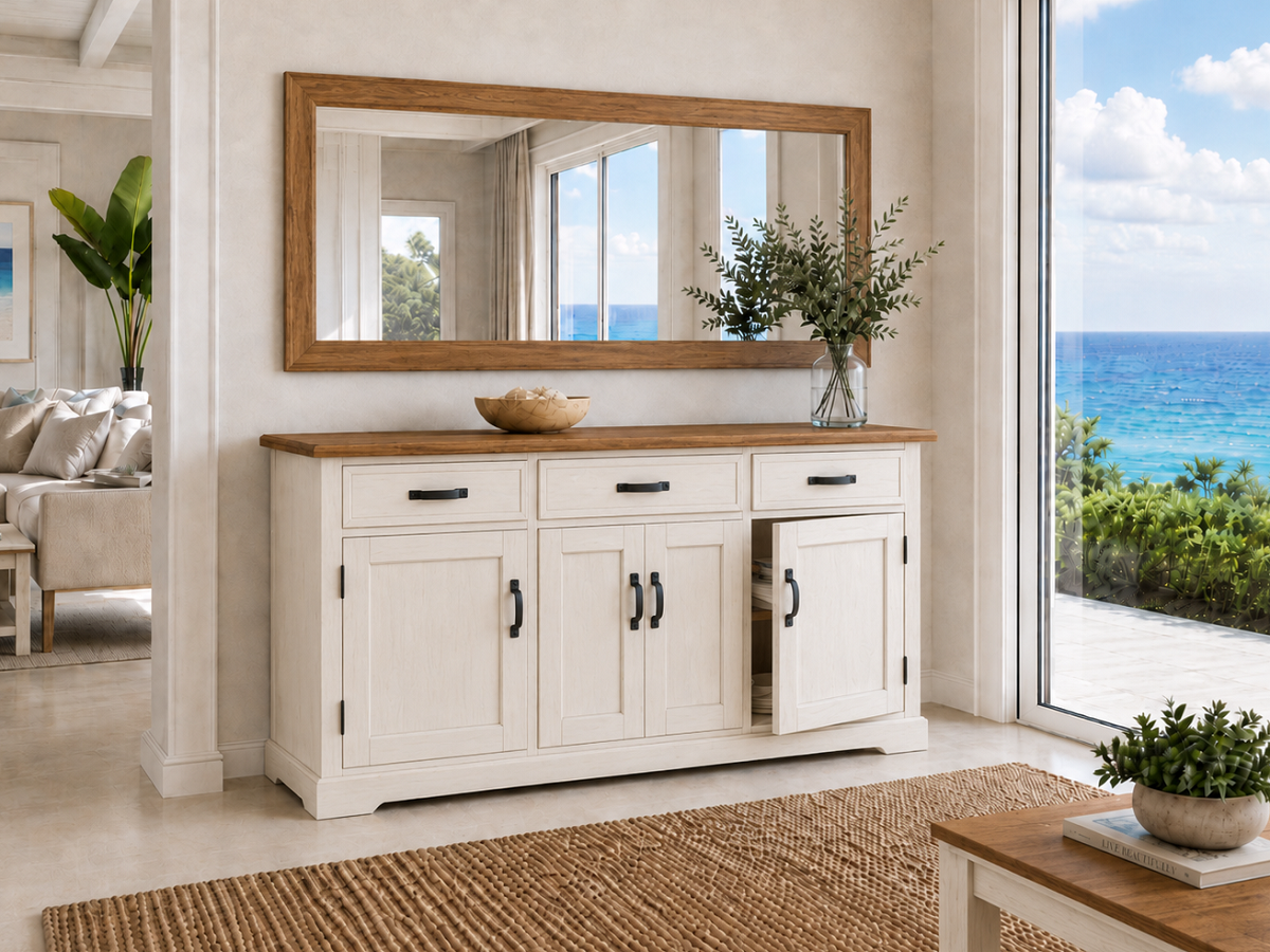 TOBAGGO (AUSSIE MADE) 4 DOOR / 4 DRAWER BUFFET COLLECTION - ASSORTED COLOURS - STARTING FROM $1999