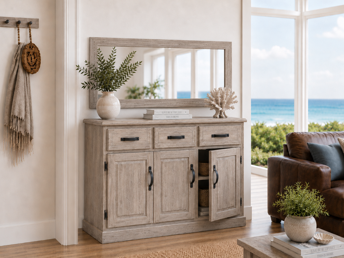 TOBAGGO (AUSSIE MADE) 3 DOOR / 3 DRAWER BUFFET COLLECTION - ASSORTED COLOURS - STARTING FROM $1199