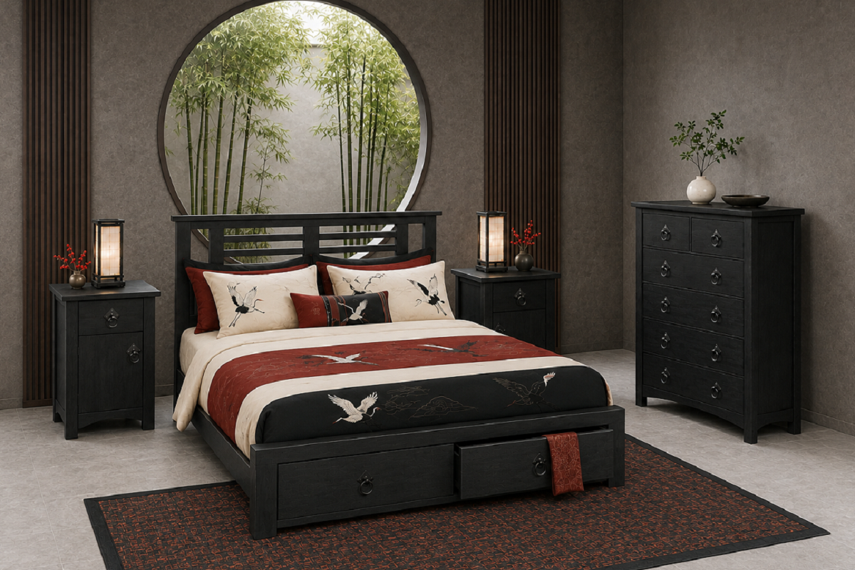 TOKYO (AUSSIE MADE) WITH STORAGE DRAWERS BEDROOM COLLECTION - ASSORTED COLOURS - STARTING FROM $1499