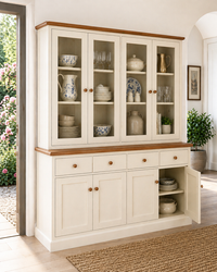 TOMMY (AUSSIE MADE) 8 DOOR / 4 DRAWER BUFFET & HUTCH (DRESSER) COLLECTION - ASSORTED COLOURS - STARTING FROM $2999