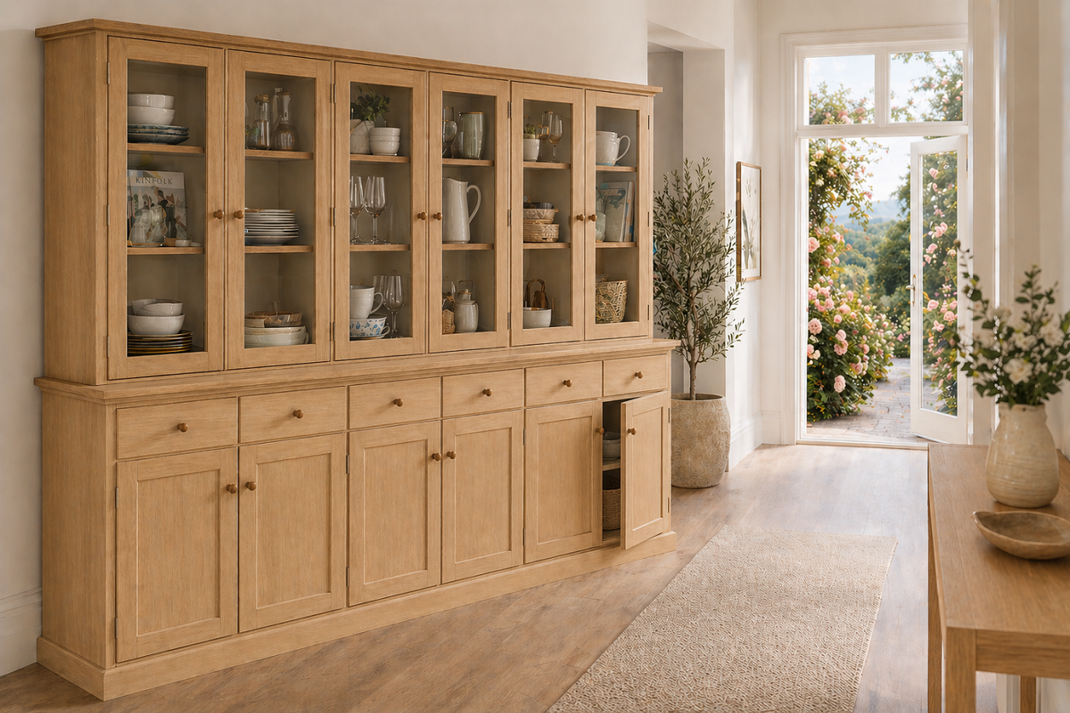 TOMMY (AUSSIE MADE) 12 DOOR / 6 DRAWER BUFFET & HUTCH (DRESSER) - ASSORTED COLOURS - STARTING FROM $4999