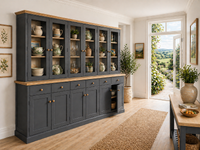 TOMMY (AUSSIE MADE) 12 DOOR / 6 DRAWER BUFFET & HUTCH (DRESSER) - ASSORTED COLOURS - STARTING FROM $4999