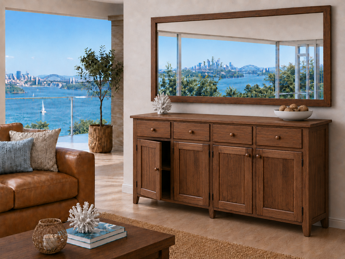 TOTTENHAM (AUSSIE MADE) 4 DOOR / 4 DRAWER BUFFET COLLECTION - ASSORTED COLOURS - STARTING FROM $1999