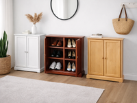 TRACY (AUSSIE MADE) 2 DOOR SHOE CABINET WITH SMOOTH DOORS COLLECTION - ASSORTED COLOURS - STARTING FROM $699