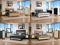 TROVATO (AUSSIE MADE) BEDROOM COLLECTION - ASSORTED COLOURS - STARTING FROM $1299