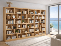 URBAN (AUSSIE MADE) TRIPLE HIGHLINE CUBED BOOKCASE COLLECTION - ASSORTED COLOURS - STARTING FROM $1999