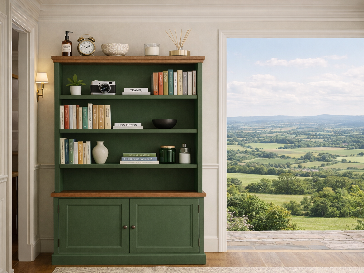 WASHINGTON (AUSSIE MADE) HIGHLINE BOOKCASE WITH DOORS COLLECTION - ASSORTED COLOURS - STARTING FROM $999