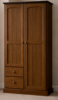 BELLA (AUSSIE MADE) 2 ARCHED DOORS / 2 MINI DRAWERS (REVERSIBLE) WARDROBE COLLECTION - ASSORTED COLOURS - STARTING FROM $999