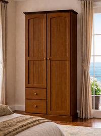 BELLA (AUSSIE MADE) 2 ARCHED DOORS / 2 MINI DRAWERS (REVERSIBLE) WARDROBE COLLECTION - ASSORTED COLOURS - STARTING FROM $999