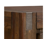 NOWRA 3 DRAWER/ 2 DOOR BUFFET - CHOCOLATE