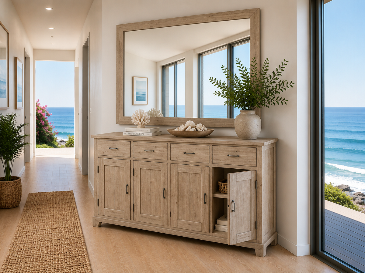 VENICE (AUSSIE MADE) 4 DOOR / 4 DRAWER BUFFET COLLECTION - ASSORTED COLOURS - STARTING FROM $1999