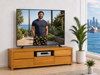 VINNY (AUSSIE MADE) 5 DRAWER TV ENTERTAINMENT UNIT COLLECTION - ASSORTED COLOURS - STARTING FROM $1299