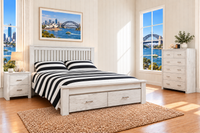 WALLACIA (AUSSIE MADE) BEDROOM COLLECTION - ASSORTED COLOURS - STARTING FROM $1199