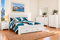 WALLACIA (AUSSIE MADE) BEDROOM COLLECTION - ASSORTED COLOURS - STARTING FROM $1199