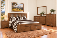 WALLACIA (AUSSIE MADE) BEDROOM COLLECTION - ASSORTED COLOURS - STARTING FROM $1199