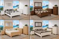 WARNER (AUSSIE MADE) BEDROOM COLLECTION - ASSORTED COLOURS - STARTING FROM $999