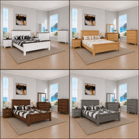 WENDELL (AUSSIE MADE) BEDROOM COLLECTION - ASSORTED COLOURS - STARTING FROM $799
