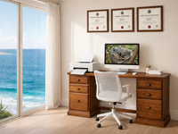 WOODBURY (AUSSIE MADE) DESK COLLECTION - ASSORTED COLOURS - STARTING FROM $999