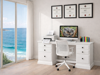 WOODBURY (AUSSIE MADE) DESK COLLECTION - ASSORTED COLOURS - STARTING FROM $999