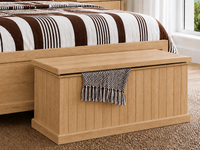 WOODY (AUSSIE MADE) LINED SIDES / SMOOTH TOP BLANKET BOX COLLECTION  - ASSORTED COLOURS - STARTING FROM $499