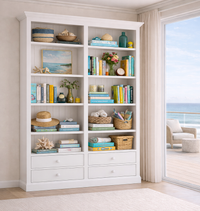WYNBERG (AUSSIE MADE) HIGHLINE BOOKCASE 6 DRAWER COLLECTION - ASSORTED COLOURS - STARTING FROM $3499