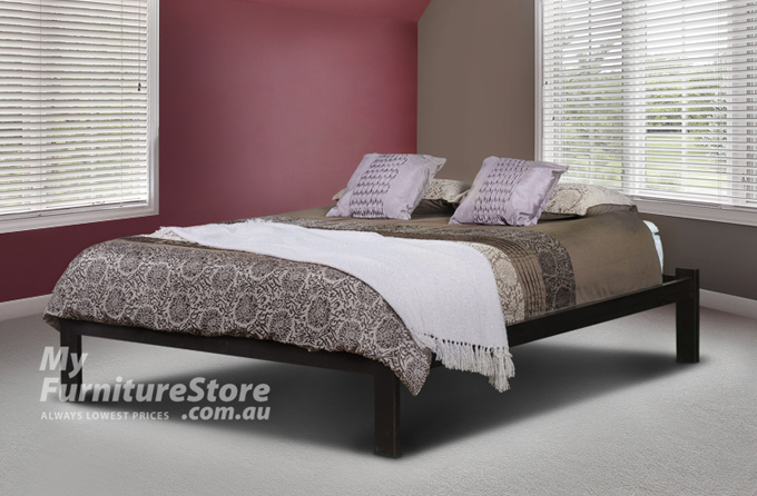 QUEEN DOONER (AUSSIE MADE) BED - ASSORTED STAINED COLOURS