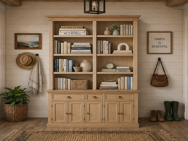 HOMESTEAD (AUSSIE MADE) 5 DOOR / 3 DRAWER BUFFET AND HUTCH (DRESSER) COLLECTION - ASSORTED COLOURS - STARTING FROM $2499